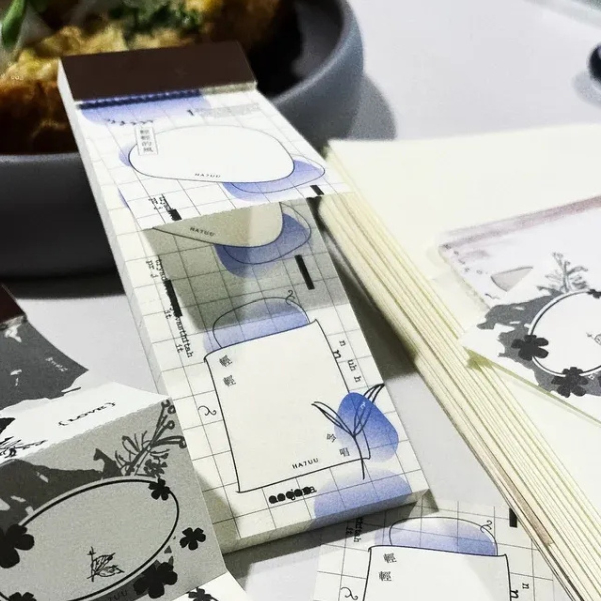 [哈秋HA7UU] 扶桑剪影/風中呢喃 コラージュ ラベルブック(各柄50枚入) 全2種類