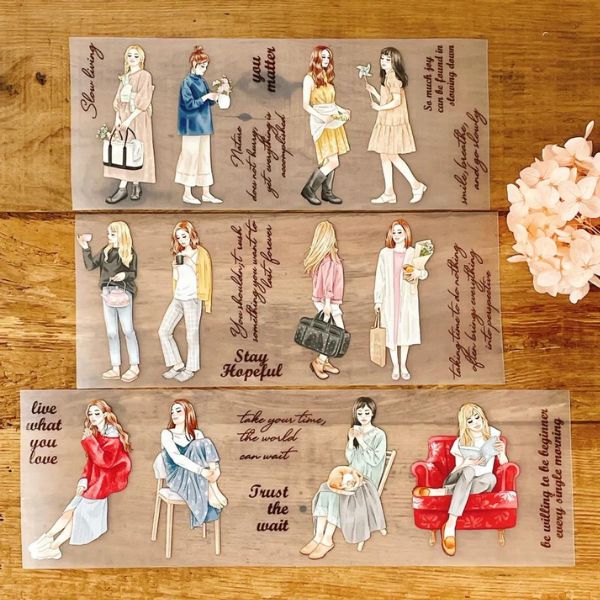 [Windry R]Windry R.  x Journal pages ~ A Step Back マットPETテープ(剥離紙付き) 台湾マスキングテープ 海外マスキングテープ  海外 マスキングテープ