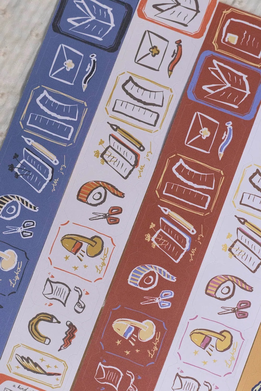 [樂意Loidesign x 什物] 文具集 Stationery Garther ダイカット紙テープ(剥離紙付き)