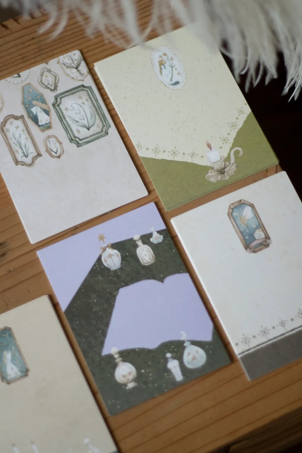 [樂意Loidesign] 女巫家的走廊 Witch's House Corridor - M6/A7 Memo コラージュ メモ(5種類各8枚入) 全2種類