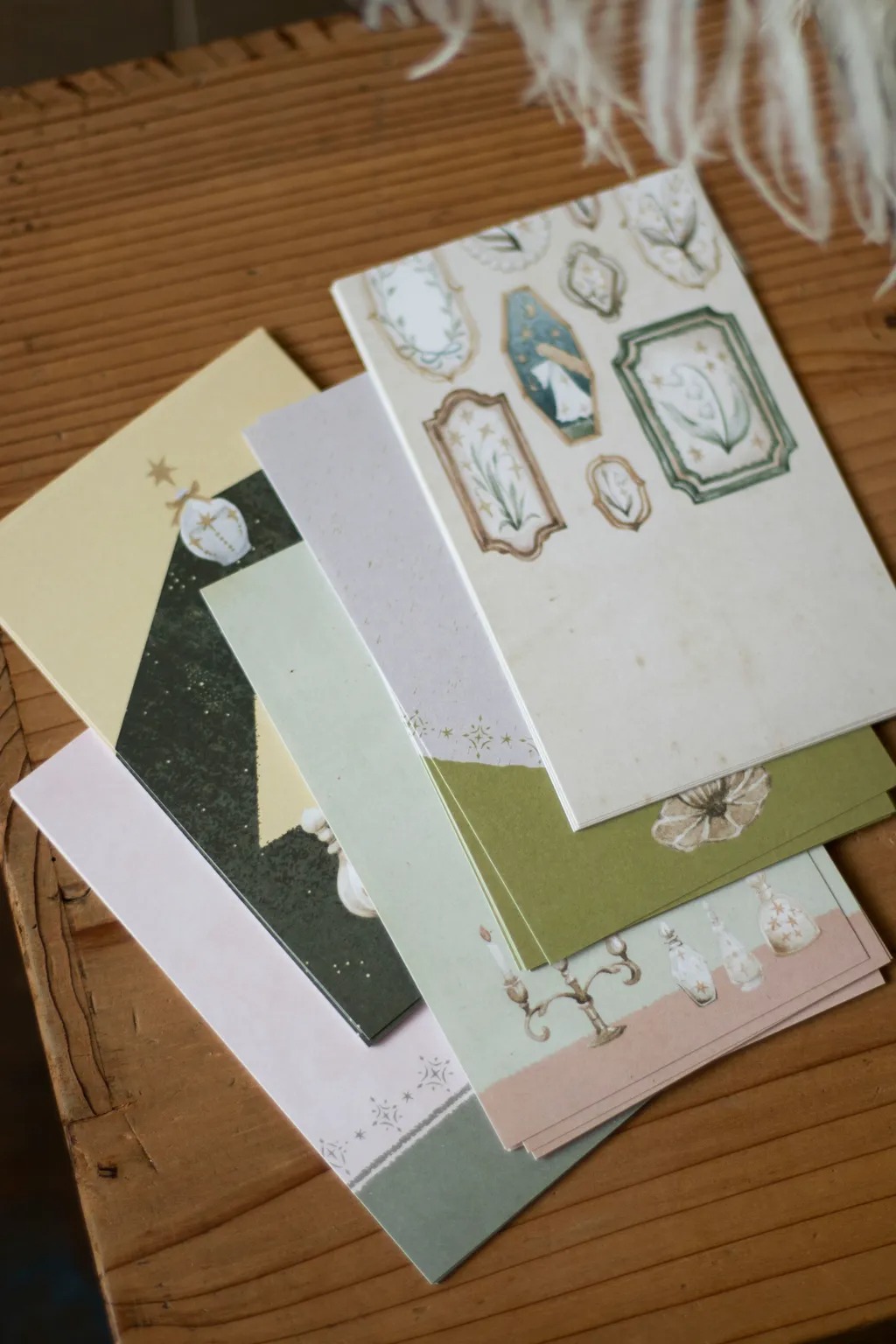 [樂意Loidesign] 女巫家的走廊 Witch's House Corridor - M6/A7 Memo コラージュ メモ(5種類各8枚入) 全2種類