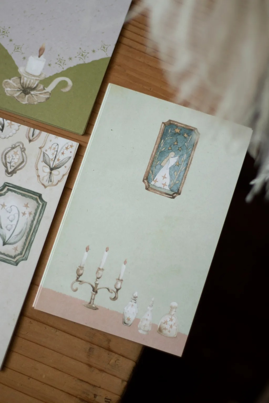 [樂意Loidesign] 女巫家的走廊 Witch's House Corridor - M6/A7 Memo コラージュ メモ(5種類各8枚入) 全2種類