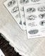 [羊君Somesortoffern] Beloved Sketches 転写シール(2枚入)