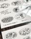 [羊君Somesortoffern] Beloved Sketches 転写シール(2枚入)