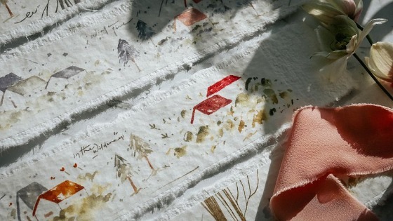 [Meow Illustration] 冷色小房子 Cool Little House 和紙テープ(剥離紙付き)