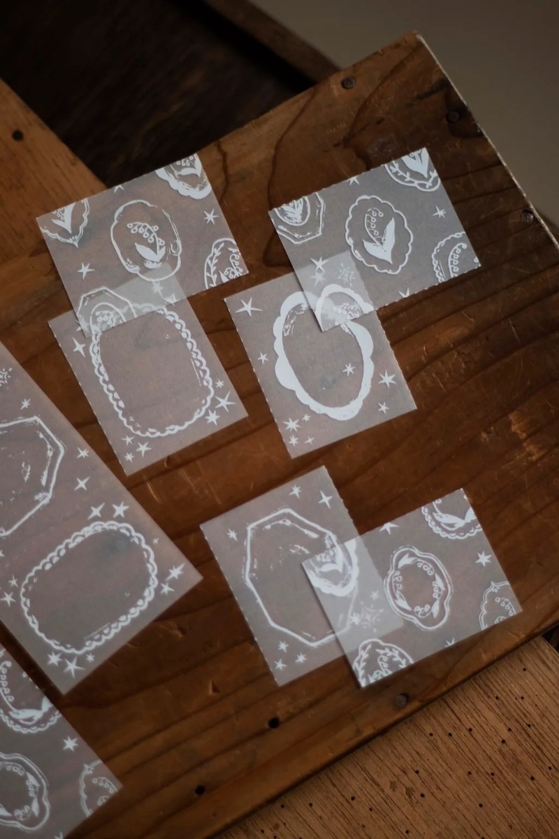 [樂意Loidesign] 鈴蘭採集/花開的順序シリーズ Tracing Paper Memo Padトレーシングペーパーラベルブック 全3種類