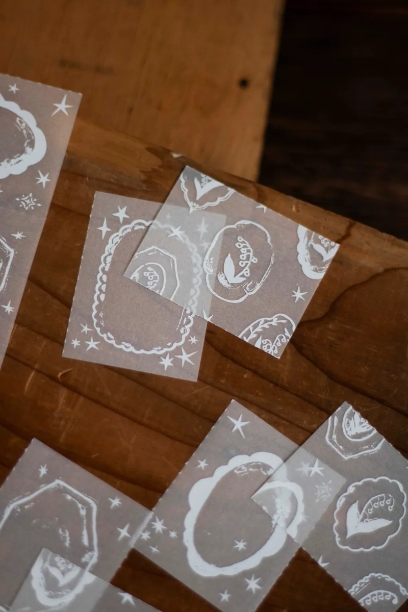 [樂意Loidesign] 鈴蘭採集/花開的順序シリーズ Tracing Paper Memo Padトレーシングペーパーラベルブック 全3種類