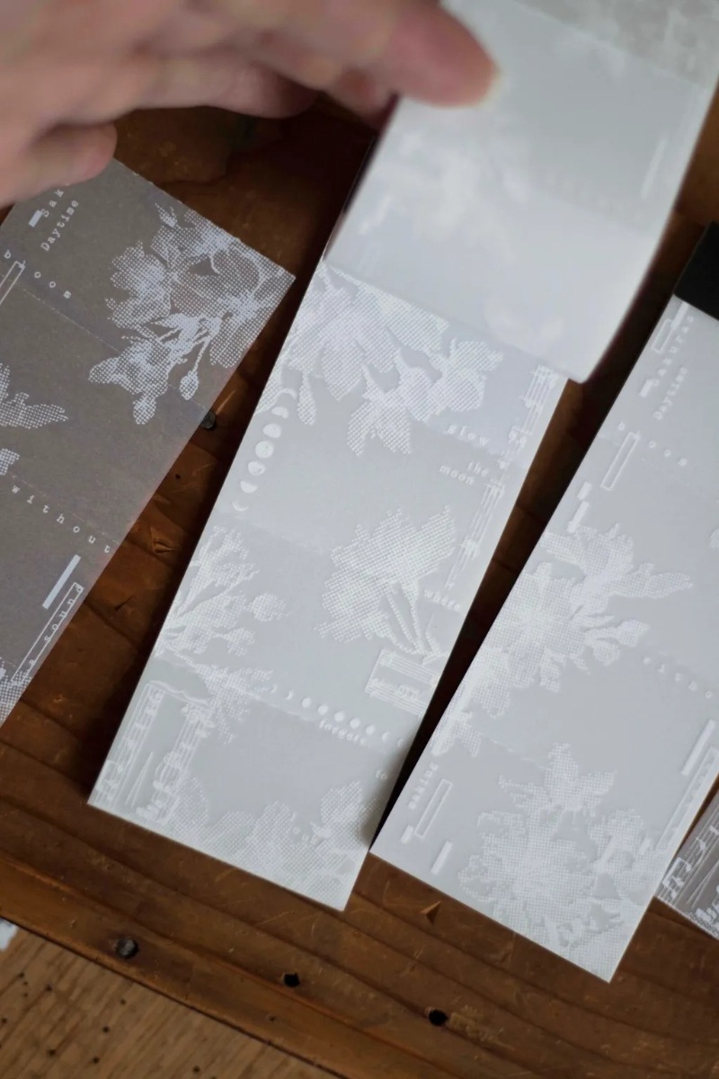 [樂意Loidesign] 鈴蘭採集/花開的順序シリーズ Tracing Paper Memo Padトレーシングペーパーラベルブック 全3種類