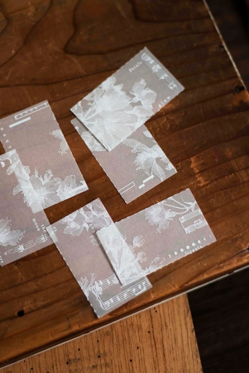 [樂意Loidesign] 鈴蘭採集/花開的順序シリーズ Tracing Paper Memo Padトレーシングペーパーラベルブック 全3種類