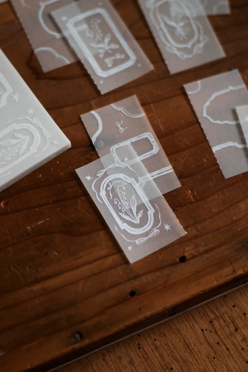 [樂意Loidesign] 鈴蘭採集/花開的順序シリーズ Tracing Paper Memo Padトレーシングペーパーラベルブック 全3種類