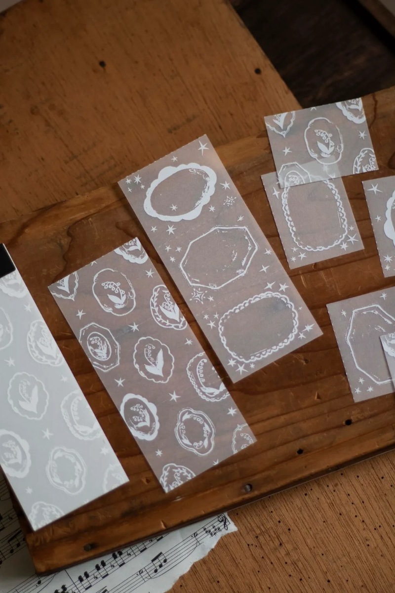 [樂意Loidesign] 鈴蘭採集/花開的順序シリーズ Tracing Paper Memo Padトレーシングペーパーラベルブック 全3種類