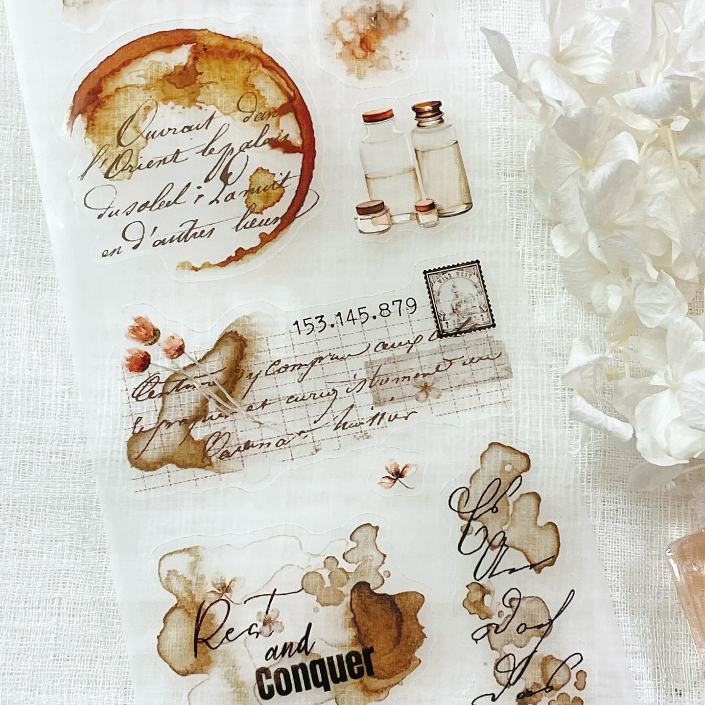 [Journal pages]Espresso Enthusiast ダイカットマットPETテープ(剥離紙付き)　