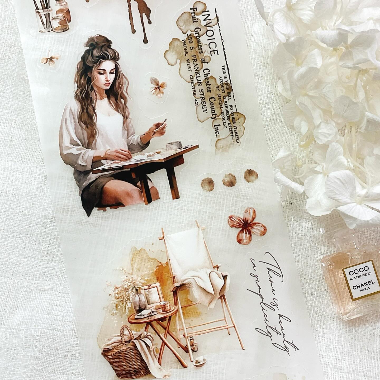 [Journal pages]Espresso Enthusiast ダイカットマットPETテープ(剥離紙付き)　