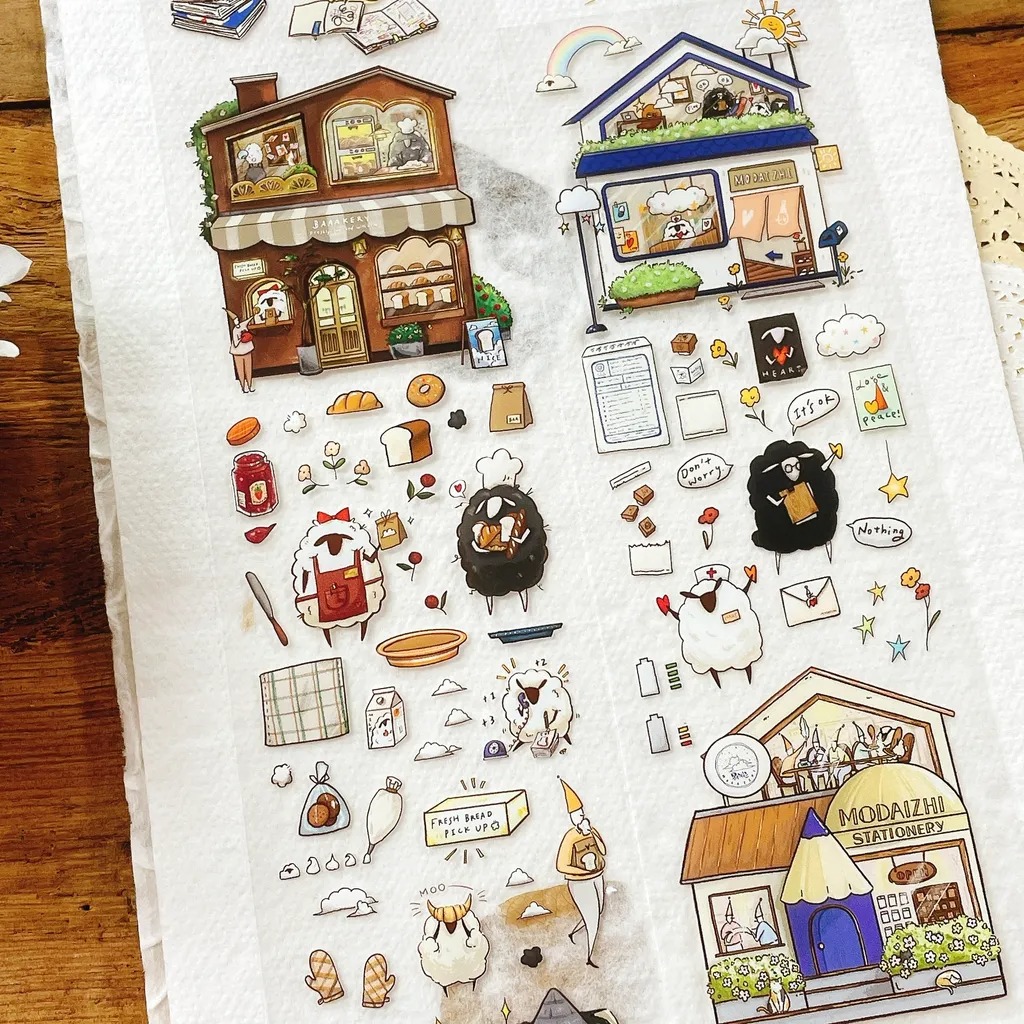 [黙代誌] 小花路商店街 クリアPETテープ(剥離紙付き)