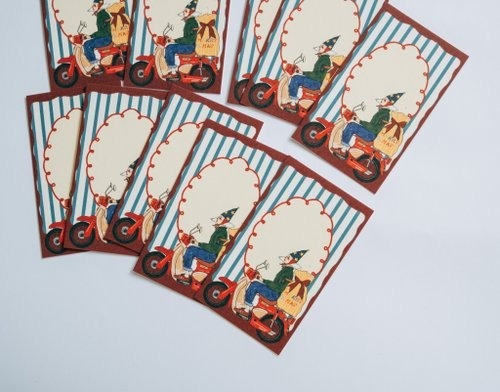 [甜蜜生活 la dolce vita] 聖誕禮物專車 クリスマスミニカードセット(1種類10枚入)