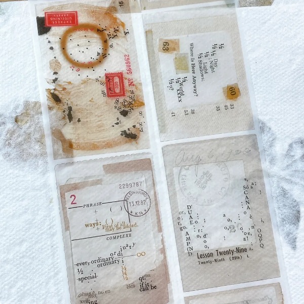 [Plusminus]  WORDS マットPETテープ(剥離紙付き)