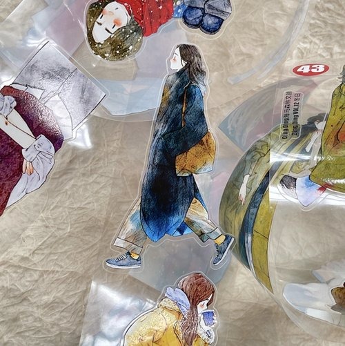 [丁丁DingDing] #43 冬日 ダイカットマットPETテープ(剥離紙付き)