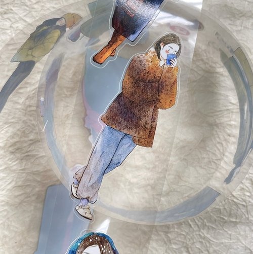 [丁丁DingDing] #43 冬日 ダイカットマットPETテープ(剥離紙付き)