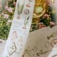[Meow Illustration] 花開的樣子<春> A Year of Blossom Spring 和紙テープ(シルバー箔押、剥離紙付き)