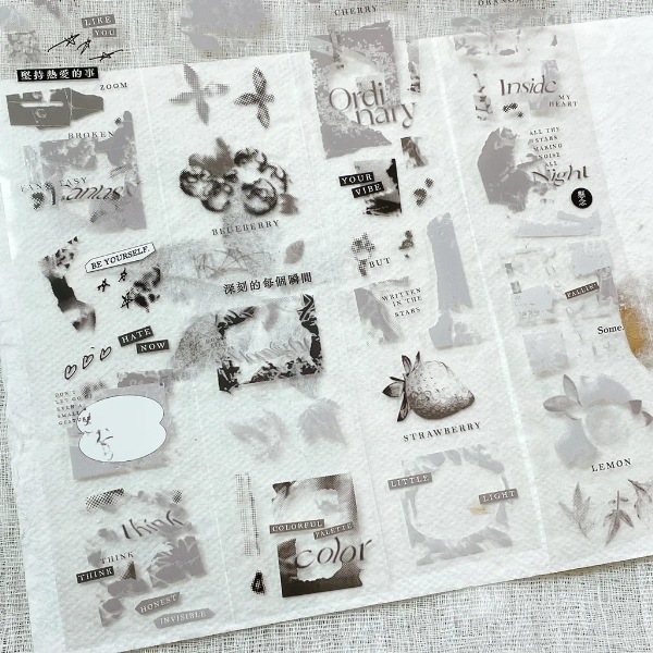 [安安]MUTED クリアPETテープ(剥離紙付き)