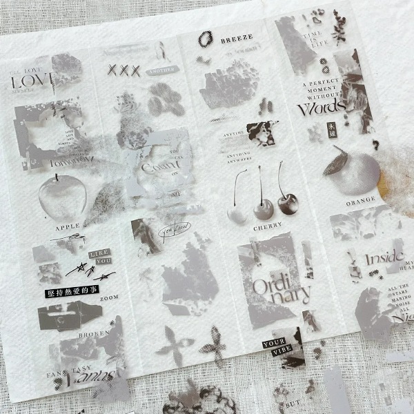 [安安]MUTED クリアPETテープ(剥離紙付き)