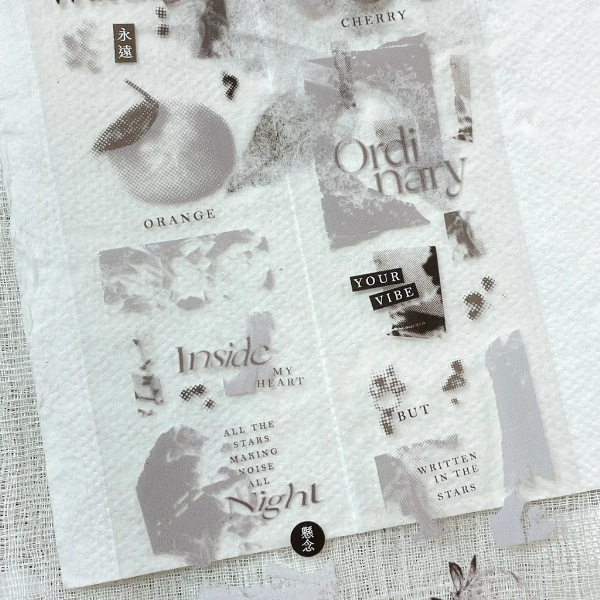 [安安]MUTED クリアPETテープ(剥離紙付き)