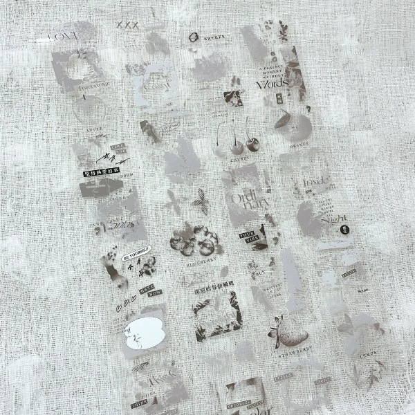 [安安]MUTED クリアPETテープ(剥離紙付き)