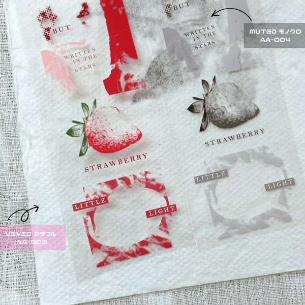 [安安]MUTED クリアPETテープ(剥離紙付き)