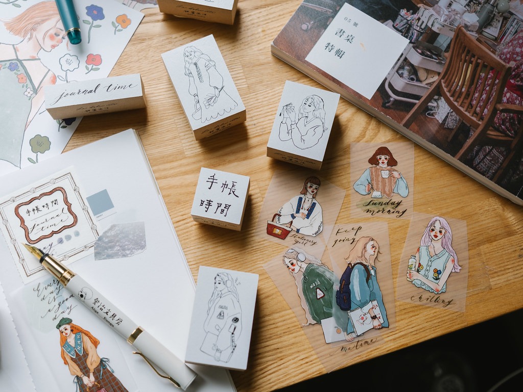 [甜蜜生活 la dolce vita] 手帳時間 マットPETテープ(剥離紙付き)