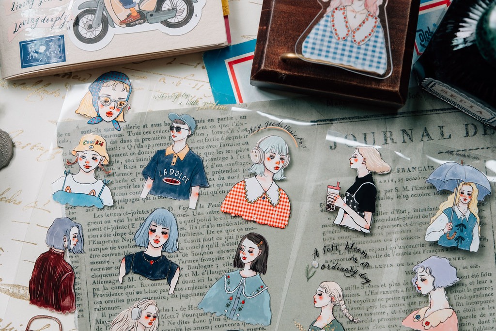 [甜蜜生活 la dolce vita] 甜蜜慢旅 A slow journey クリアPETテープ(剥離紙付き)