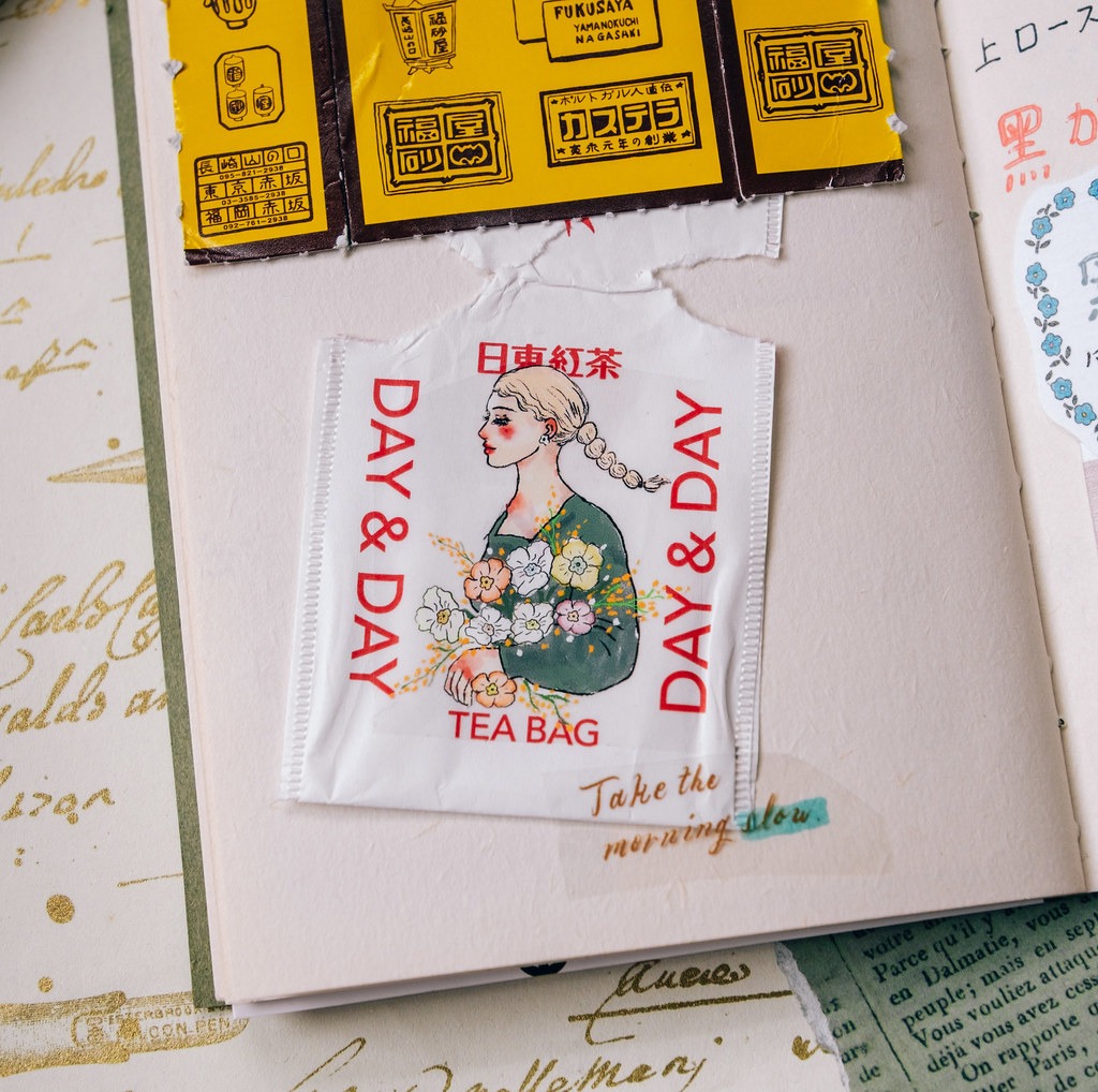 [甜蜜生活 la dolce vita] 甜蜜慢旅 A slow journey クリアPETテープ(剥離紙付き)