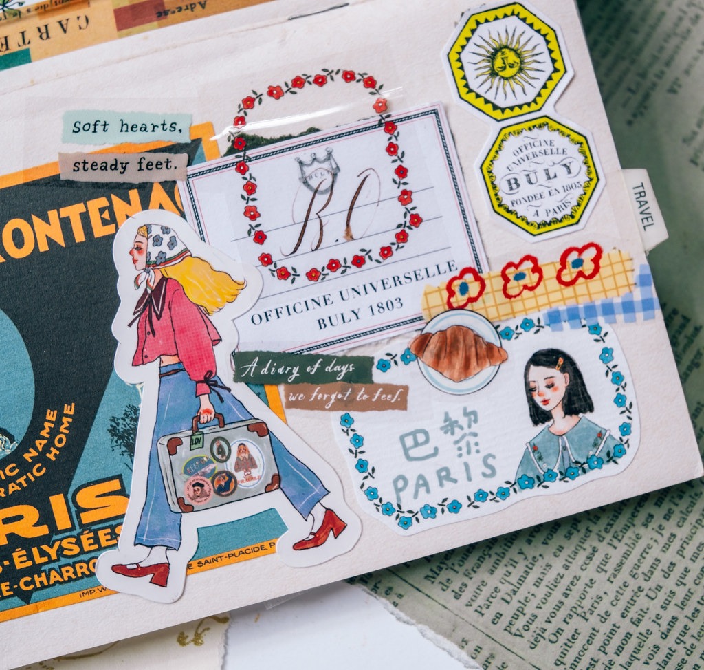 [甜蜜生活 la dolce vita] 365天的日常 ダイカットクリアPETテープ(剥離紙付き)