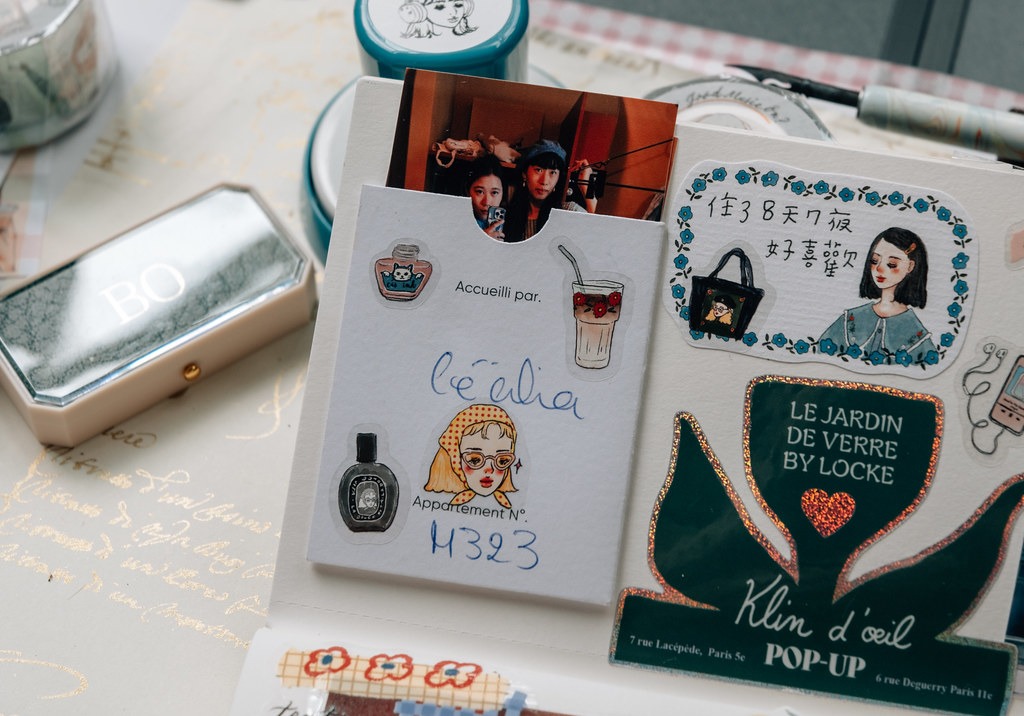 [甜蜜生活 la dolce vita] 365天的日常 ダイカットクリアPETテープ(剥離紙付き)