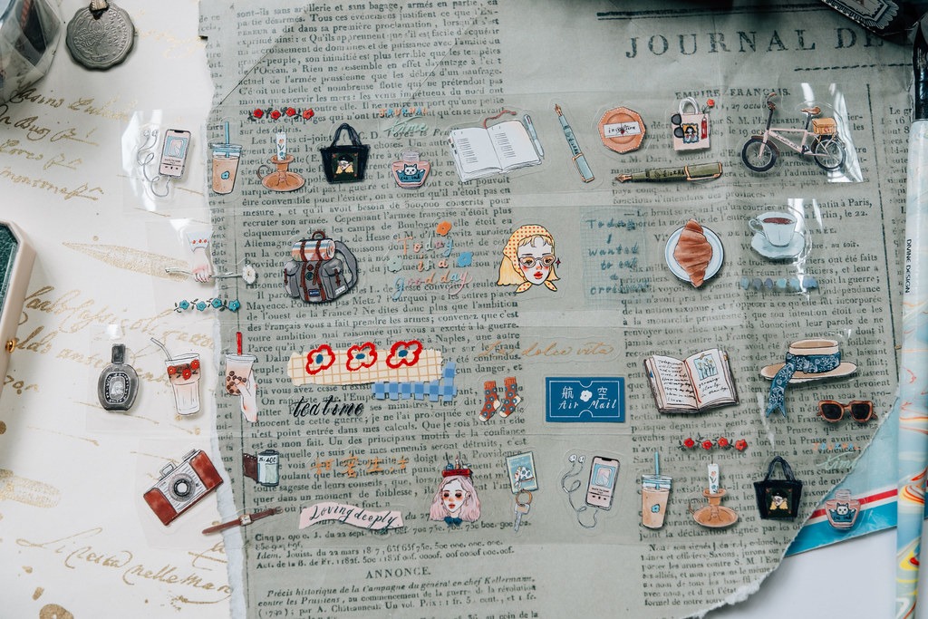 [甜蜜生活 la dolce vita] 365天的日常 ダイカットクリアPETテープ(剥離紙付き)