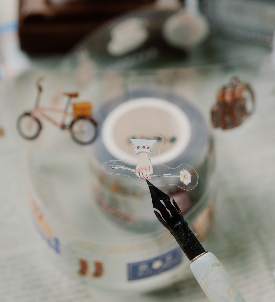 [甜蜜生活 la dolce vita] 365天的日常 ダイカットクリアPETテープ(剥離紙付き)