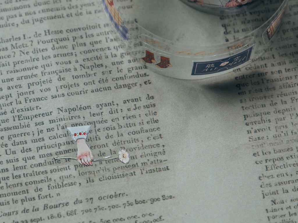 [甜蜜生活 la dolce vita] 365天的日常 ダイカットクリアPETテープ(剥離紙付き)