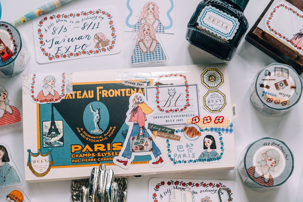 [甜蜜生活 la dolce vita] 365天的日常 ダイカットクリアPETテープ(剥離紙付き)