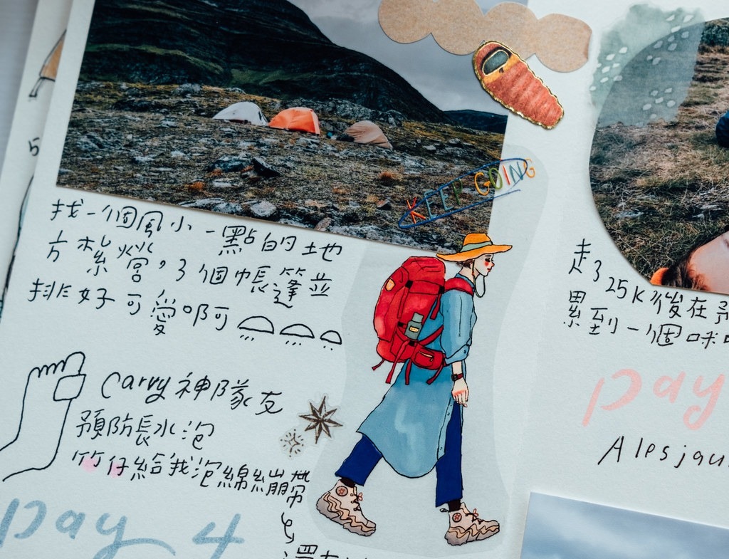 [甜蜜生活 la dolce vita] 環島旅行(Let us go on a road trip) クリアPETテープ(剥離紙付き)