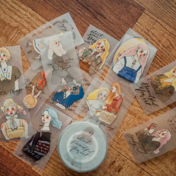 [甜蜜生活 la dolce vita] 百花之歌 マットPETテープ(剥離紙付き)