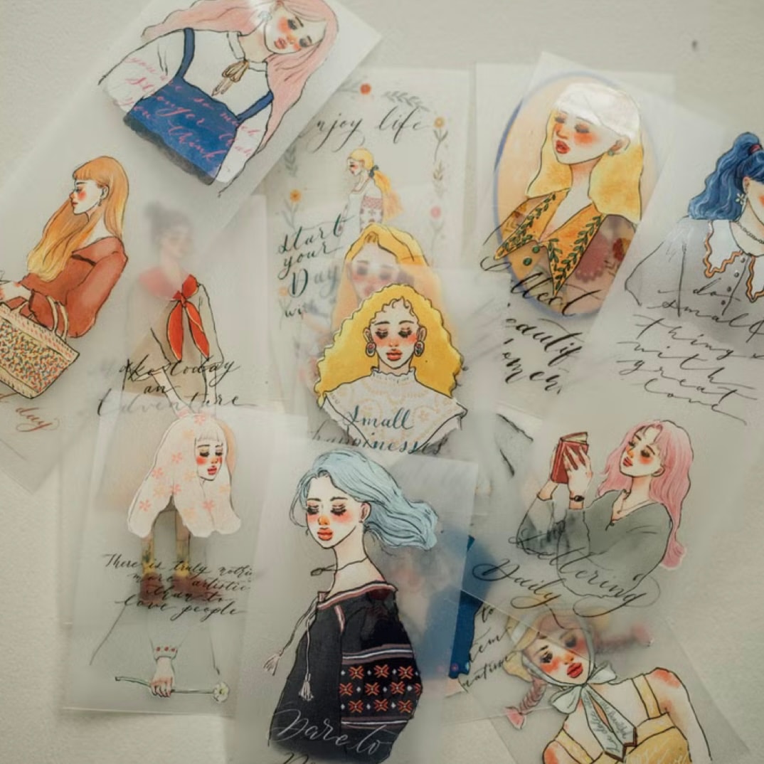 [甜蜜生活 la dolce vita] 百花之歌 マットPETテープ(剥離紙付き)