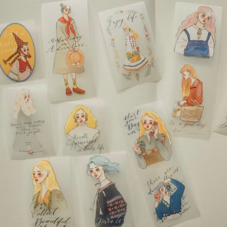 [甜蜜生活 la dolce vita] 百花之歌 マットPETテープ(剥離紙付き)