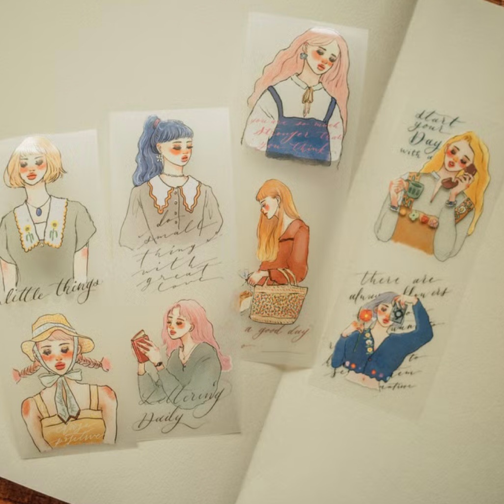 [甜蜜生活 la dolce vita] 百花之歌 マットPETテープ(剥離紙付き)