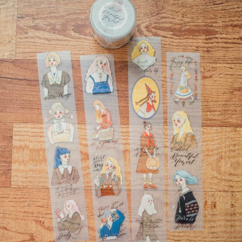 [甜蜜生活 la dolce vita] 百花之歌 マットPETテープ(剥離紙付き)