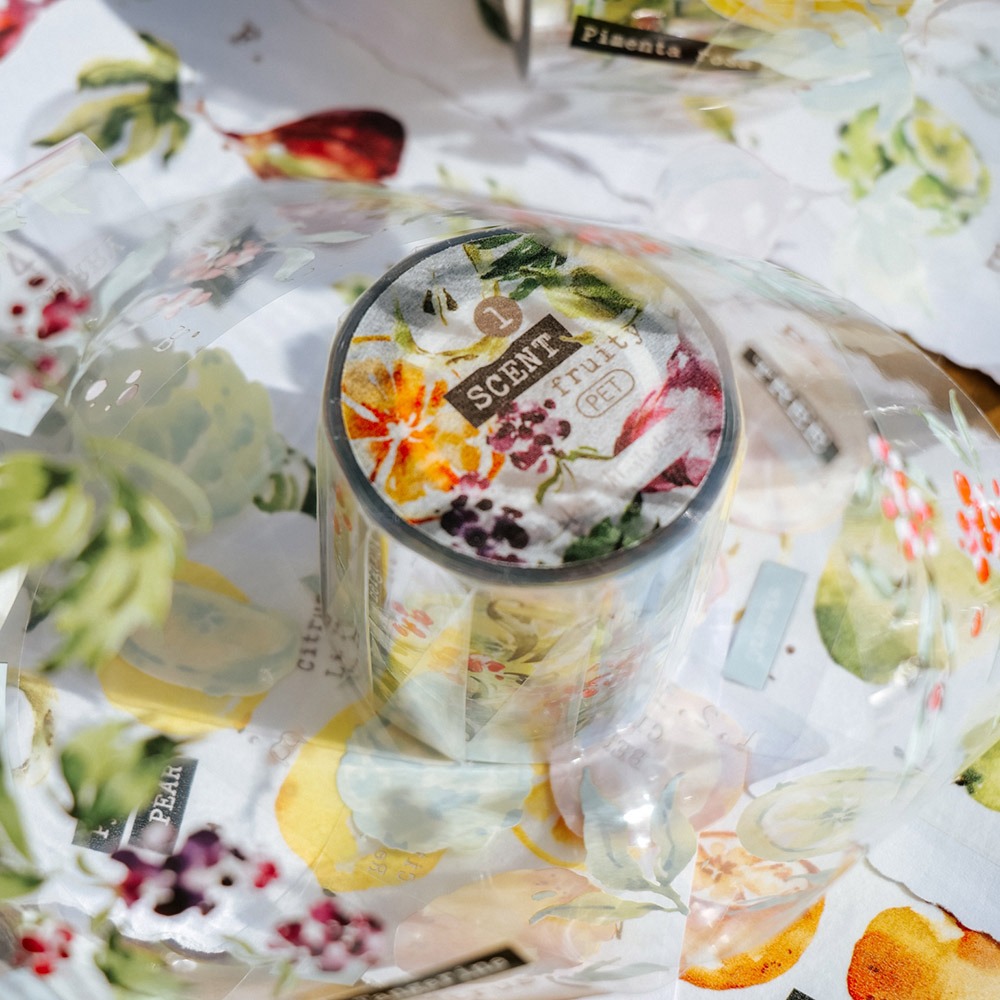 [Meow Illustration] 香氣研究所.果 Scent Fruity 1 クリアPETテープ(剥離紙付き)
