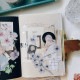 [羊君Somesortoffern] Miss Orchid. 蘭と少女柄 クリアPETテープ(剥離紙付き)