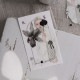 [羊君Somesortoffern] Miss Orchid. 蘭と少女柄 クリアPETテープ(剥離紙付き)