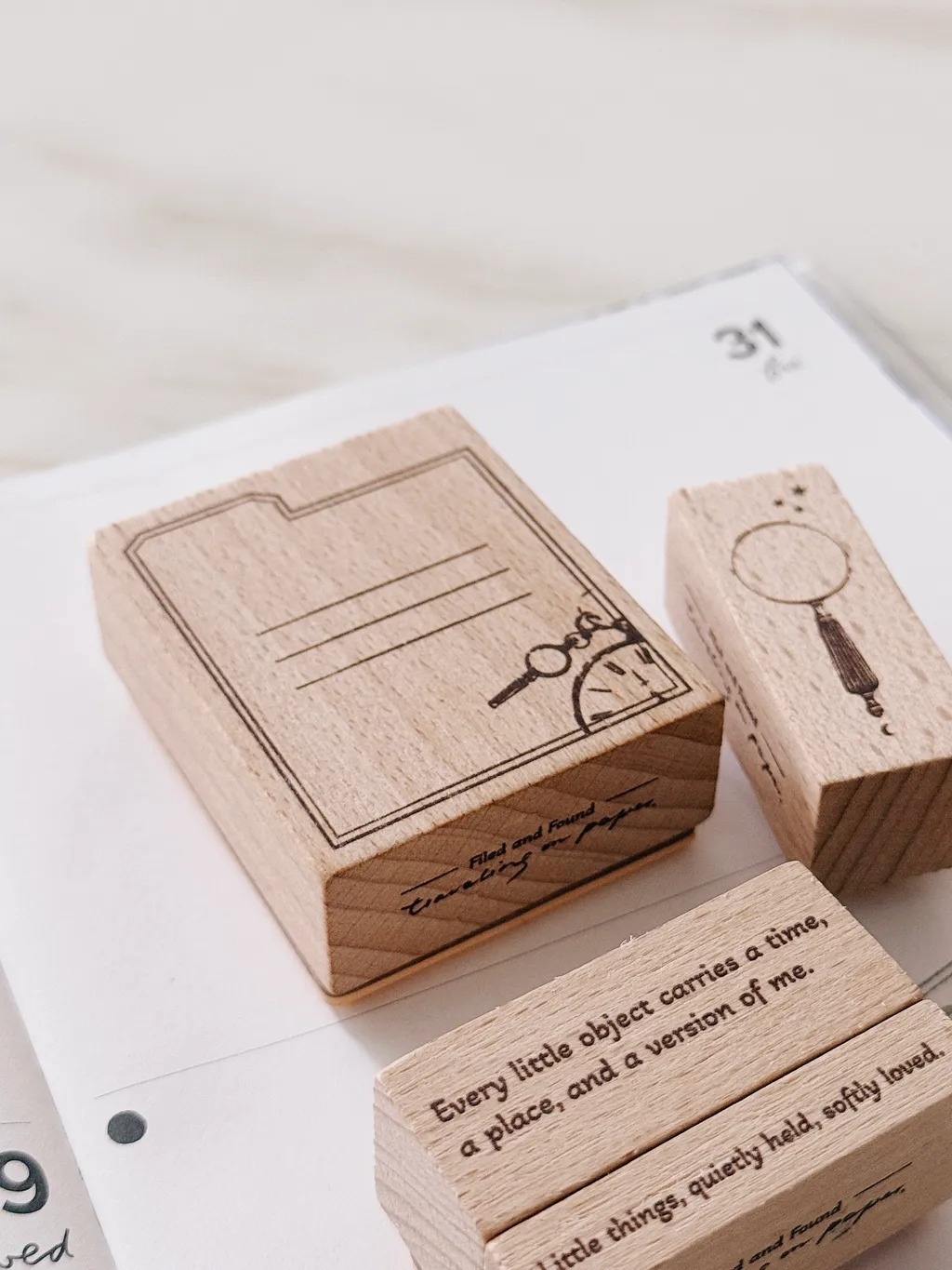 [紙上旅行Traveling on paper] Filed & Found series スタンプ(全5種類)　