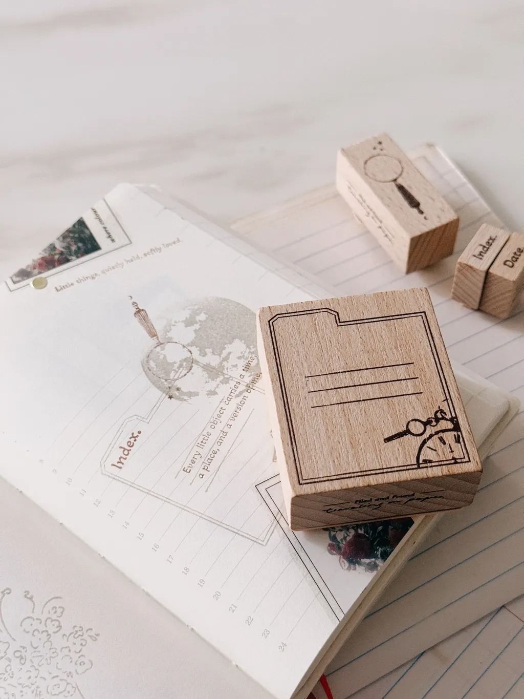 [紙上旅行Traveling on paper] Filed & Found series スタンプ(全5種類)　