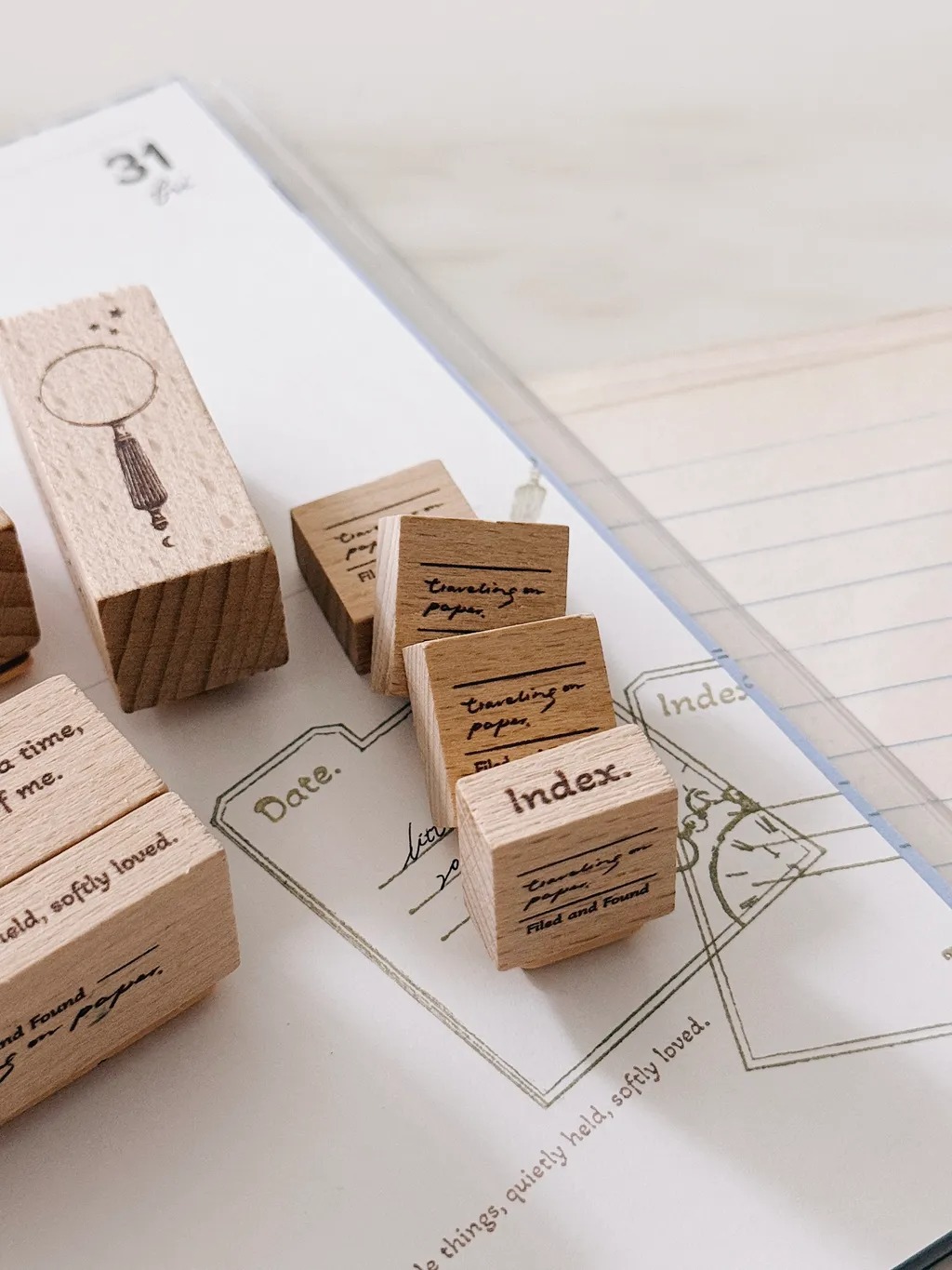 [紙上旅行Traveling on paper] Filed & Found series スタンプ(全5種類)　