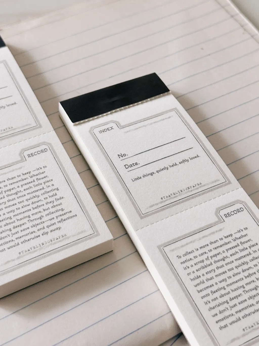 [紙上旅行Traveling on paper] Index & Record コラージュ ラベルブック(各50枚入)